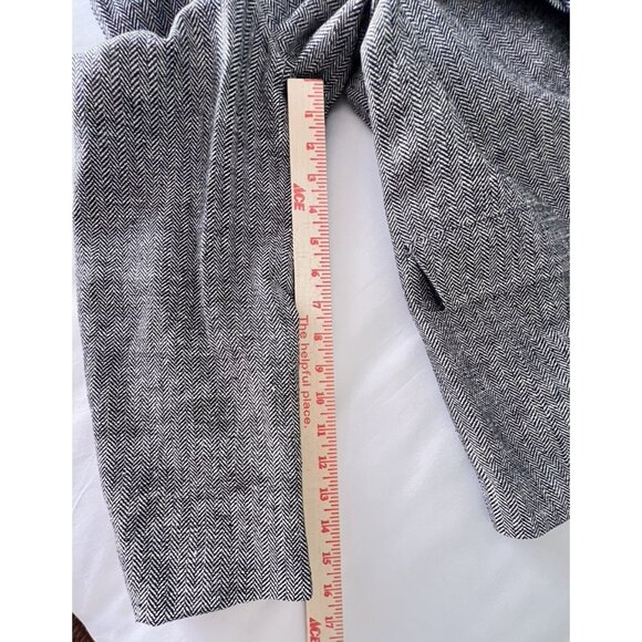 Harry Lebow 100% Silk Sz 41R Herringbone 2-Button Sport Coat Blazer Jacket Korea - Picture 14 of 16